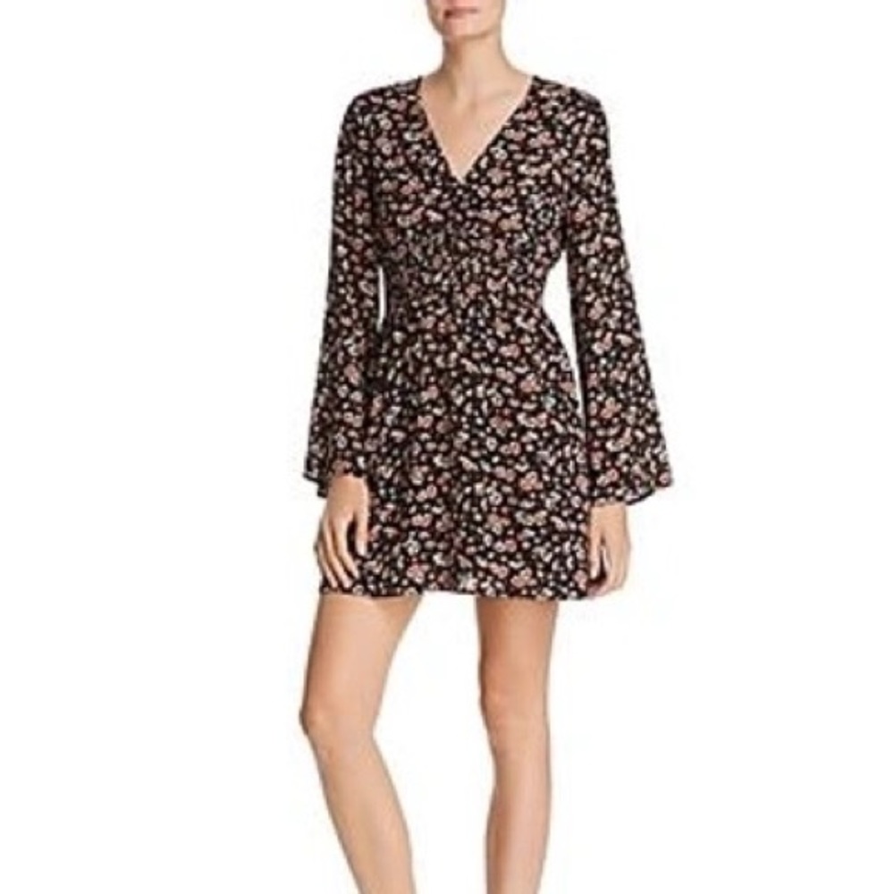 En Créme Floral-Print Dress